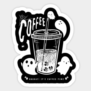 Spooky Coffee! Sticker